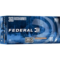 Federal Premium 360 Buckhammer 180 Grain Power-Shok Centerfire Rifle Ammunition