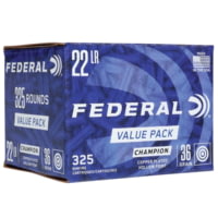 Federal Premium 725 Value Pack 22 LR 36 Gr Copper Plated Hollow Point Rimfire Ammunition
