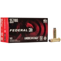 Federal Premium American Eagle 357 Magnum 158 Grain Jacketed Soft Point Brass Centerfire Pistol Ammunition
