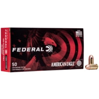Federal Premium American Eagle .380 ACP 95 Grain Full Metal Jacket Brass Centerfire Pistol Ammunition