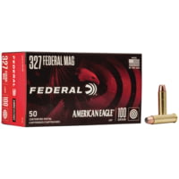 Federal Premium American Eagle 327 Magnum 100 Grain Full Metal Jacket Brass Cased Centerfire Pistol Ammunition