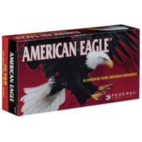 Federal Premium American Eagle .40 S&amp;W 180 Grain Full Metal Jacket Brass Centerfire Pistol Ammunition
