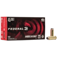 Federal Premium American Eagle 45 Colt 225 Grain Jacketed Soft Point Brass Cased Centerfire Pistol Ammunition