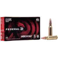 Federal Premium American Eagle Rifle 6.8 SPC 115 Grain Total Metal Jacket Brass Cased Centerfire Rifle Ammunition