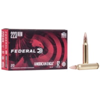 Federal Premium American Eagle Rifle 223 Rem 62 Grain Full Metal Jacket Boat Tail Brass Cased Centerfire Rifle Ammunition