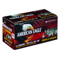 Federal Premium VARMinT / PREDATOR 6.5mm Grendel 90 Grain TNT Jacketed Hollow Point Rifle Ammunition