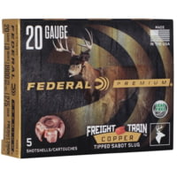 Federal Freight Train Copper Sabot 20 Gauge 275 Grain 3'' Slug Shotgun Ammunition