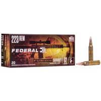 Federal Fusion MSR .223 62 Grain Soft Point Centerfire Rifle Ammunition