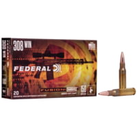 Federal Fusion MSR .308 Winchester 150 Grain Soft Point Centerfire Rifle Ammunition