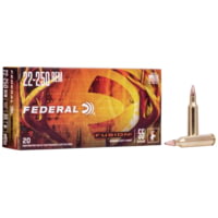 Federal Fusion .22-250 55 Grain Soft Point Centerfire Rifle Ammunition
