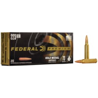 Federal Premium BERGER HYBRID BTHP .223 73 Grain Berger Boat Tail Target Centerfire Rifle Ammunition