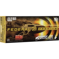 Federal Premium HammerDown .444 Marlin 270 Grain Bonded Hollow Point Brass Cased Centerfire Rifle Ammunition