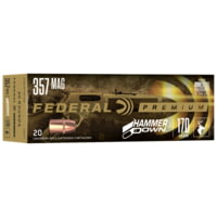 Federal Premium .357 Magnum 170 Grain Bonded Hollow Point Brass Centerfire Pistol Ammunition