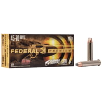 Federal Premium HammerDown Rifle 45-70 Government 300 Grain Bonded Soft Point Nickel-Plated Cased Centerfire Rifle Ammunition