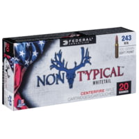 Federal Premium Non-Typical .243 Winchester 100 Grain Non-Typical Soft Point Centerfire Rifle Ammunition