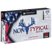Federal Premium Non-Typical .270 Winchester 150 Grain Non-Typical Soft Point Centerfire Rifle Ammunition