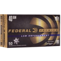Federal Premium Personal Defense HST 40 S&amp;W 180 Grain Jacketed Hollow Point Centerfire Pistol Ammunition