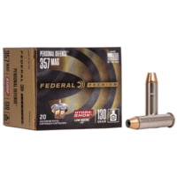Federal Premium Centerfire Handgun Ammunition .357 Magnum 130 grain Hydra-Shok Jacketed Hollow Point Centerfire Pistol Ammunition