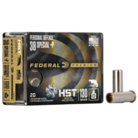Federal Premium Centerfire Handgun Ammunition .38 Special +P 130 grain HST Jacketed Hollow Point Centerfire Pistol Ammunition