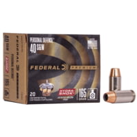 Federal Premium Personal Defense Hydra-Shok 40 S&amp;W 165 Grain Jacketed Hollow Point Centerfire Pistol Ammunition