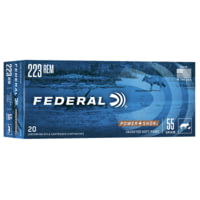 Federal Premium Power-Shok .223 55 Grain Jacketed Soft Point Centerfire Rifle Ammunition