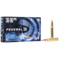 Federal Premium Power-Shok Copper .30-06 Springfield 150 Grain Copper Hollow Point Centerfire Rifle Ammunition