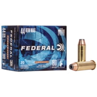 Federal Premium Power-Shok 44 Rem Magnum 180 Grain Jacketed Hollow Point Centerfire Pistol Ammunition