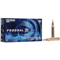 Federal Premium Power-Shok .300 Winchester Magnum 180 Grain Jacketed Soft Point Centerfire Rifle Ammunition