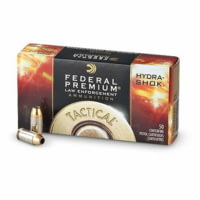 Federal Premium .45 ACP Hydra-Shok 230 Grain Jacketed Hollow Point Pistol Ammunition