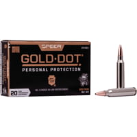 Speer GOLD DOT .223 62 Grain Gold Dot Soft Point Rifle Ammunition