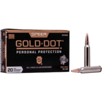 Speer Gold Dot .223 75 Grain Soft Point Nickel Plated Brass Centerfire Rifle Ammunition