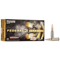 Federal Premium Barnes TSX .224 Valkyrie 78 Grain Barnes Triple-Shock X Centerfire Rifle Ammunition