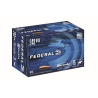 Federal Premium HORNADY V-MAX .243 Winchester 75 Grain Hornady V-Max Centerfire Rifle Ammunition