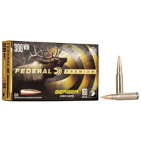 Federal Premium BERGER HYBRID HUNTER .308 Winchester 168 Grain Berger Hybrid Centerfire Rifle Ammunition