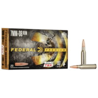 Federal Premium Barnes TSX 7mm-08 Rem 140 Grain Barnes Triple-Shock X Rifle Ammunition