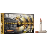 Federal Premium VITAL-SHOK 7mm-08 140 Grain Nosler Ballistic Tip Centerfire Rifle Ammunition