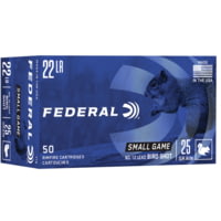 Federal Premium Small Game .22 Long Rifle 25 Grain 12 Shot Rimfire Ammunition