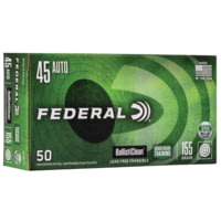 Federal Premium Lawman RHT .45 ACP 155 Grain Frangible Brass Cased Centerfire Pistol Ammunition