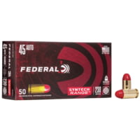 Federal Premium Syntech Range 45 Auto 230 Grain Syntech Jacket Flat Nose Centerfire Pistol Ammunition