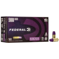 Federal Premium 9 mm Luger 124 Grain Syntech Total Synthetic Jacket Centerfire Pistol Ammunition