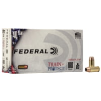 Federal Premium .40 S&amp;W 180 Grain Jacketed Hollow Point Brass Centerfire Pistol Ammunition