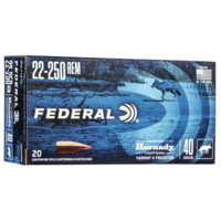 Federal Premium HORNADY V-MAX .22-250 Remington 40 grain Hornady V-Max Centerfire Rifle Ammunition