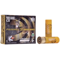Federal Premium Vital Shok 20 Gauge 275 Grain Trophy Copper Sabot Slug Shotgun Ammunition
