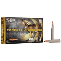 Federal Premium VITAL-SHOK .25-06 115 Grain Nosler Partition Centerfire Rifle Ammunition