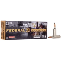 Federal Premium VITAL-SHOK .270 Winchester Short Magnum 130 Grain Trophy Copper Centerfire Rifle Ammunition