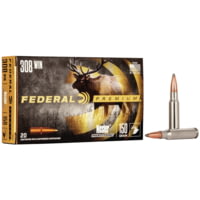 Federal Premium VITAL-SHOK .308 Winchester 150 Grain Nosler Partition Centerfire Rifle Ammunition