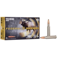 Federal Premium 338 Winchester Magnum 250 Grain Nosler Partition Rifle Ammunition