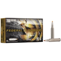 Federal Premium Trophy Bonded Tip 7mm Magnum 140 Grain Polymer Tipped Boat Tail Rifle Ammunition