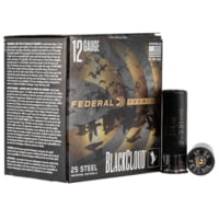 Federal PWBXI1422 Black Cloud FS Steel 12 Gauge 3" 1 1/4 Oz 2 Shot 25 Bx/ 10 Cs