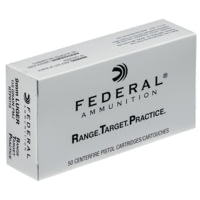 Federal RTP9115 Range And Target 9 mm Luger 115 Gr Full Metal Jacket (FMJ) 50 Bx